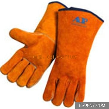 金黃色燒焊手套