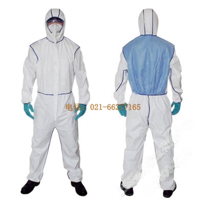 3M 4640白色帶帽連體防護服( 透氣后背)